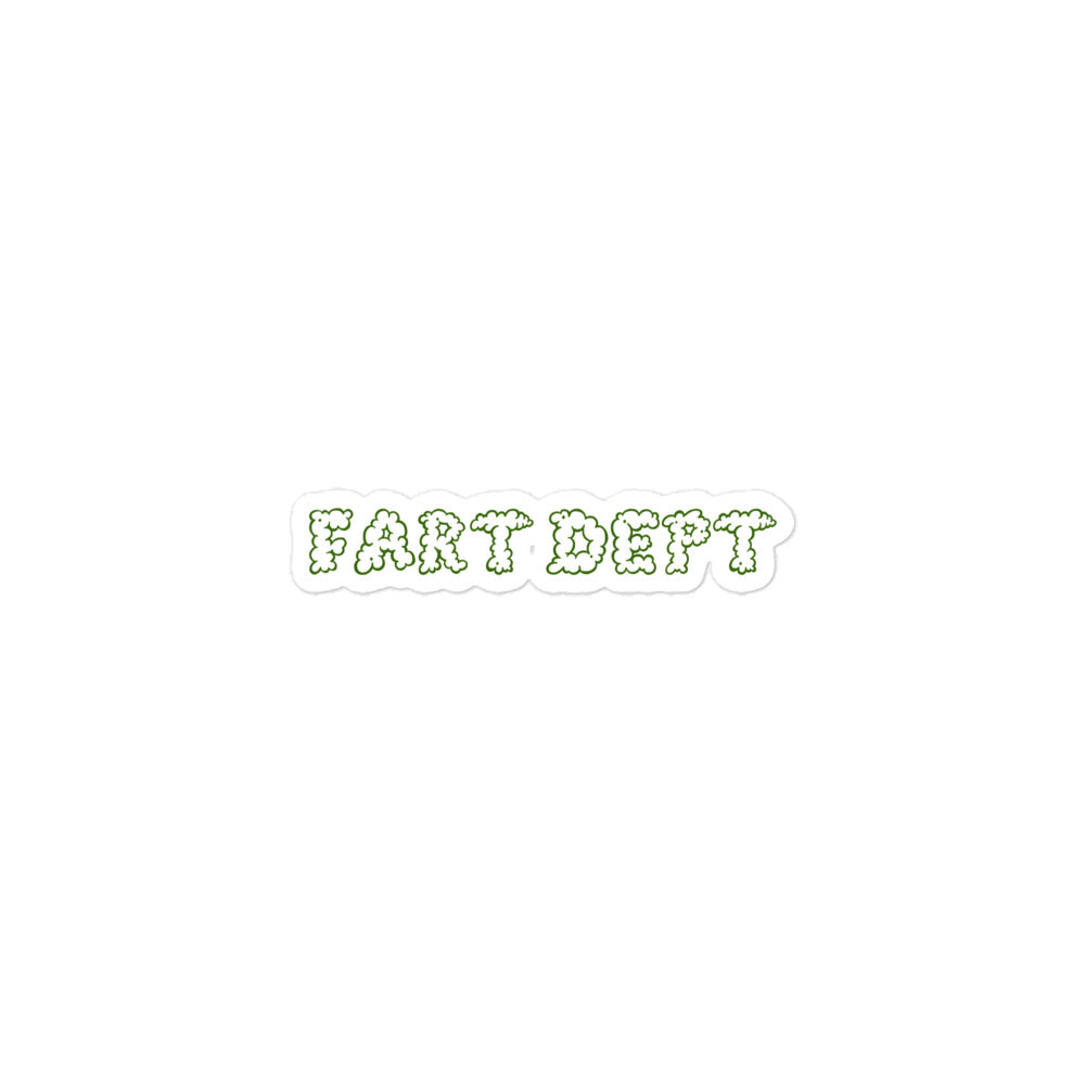 Fart Department Film Crew Sticker