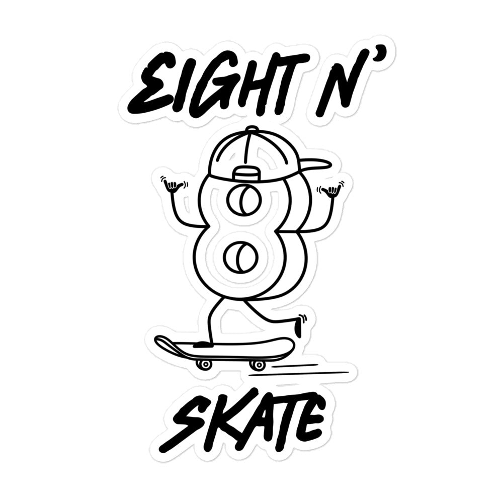 Eight N' Skate Stickers