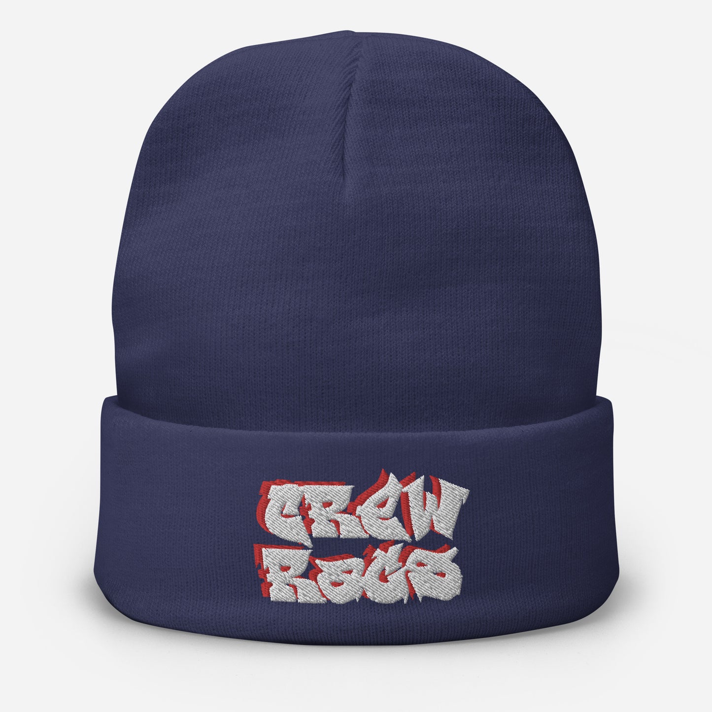 Crew Rags Graffiti Embroidered Beanie