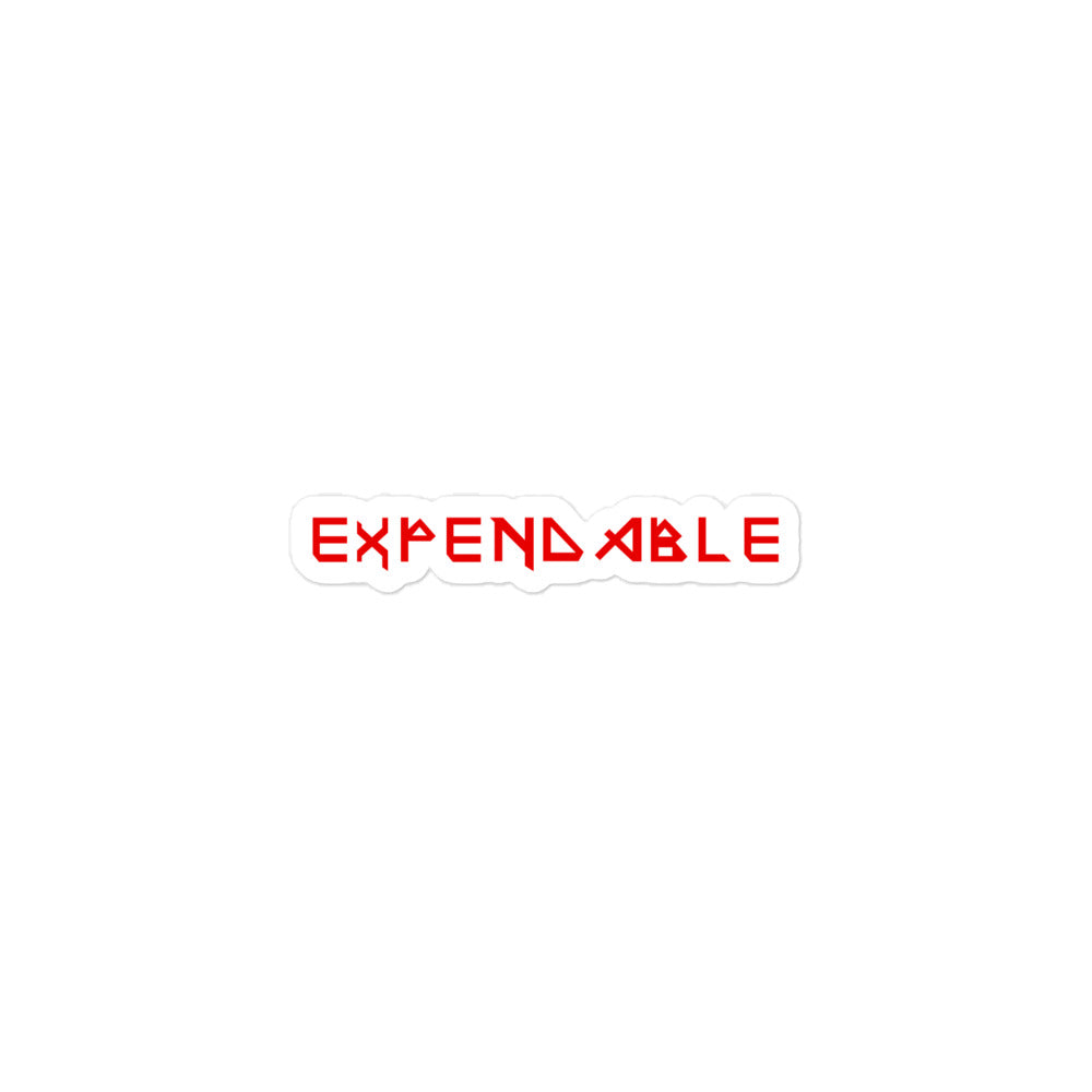 Expendable Film Set Sticker