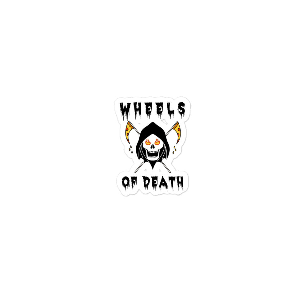 Wheels of Death Film Crew Skeleton Sticker