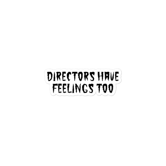 Director Film Crew Sticker