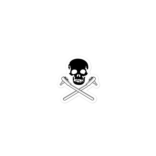 Skull and Speed Wrench Sticker