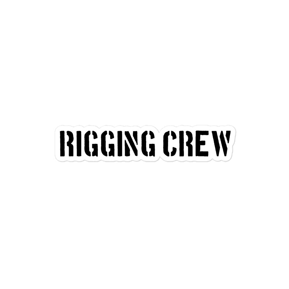 Rigging Crew Stickers