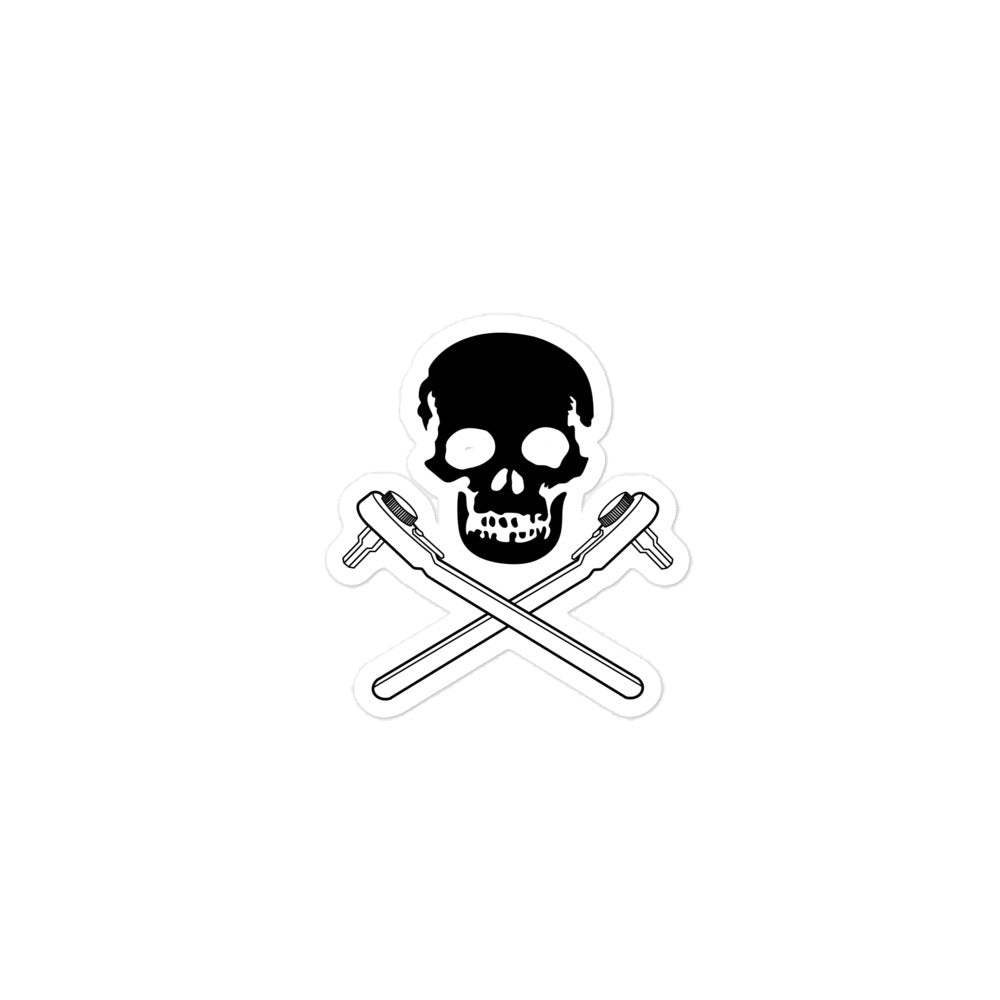 Skull and Speed Wrench Sticker