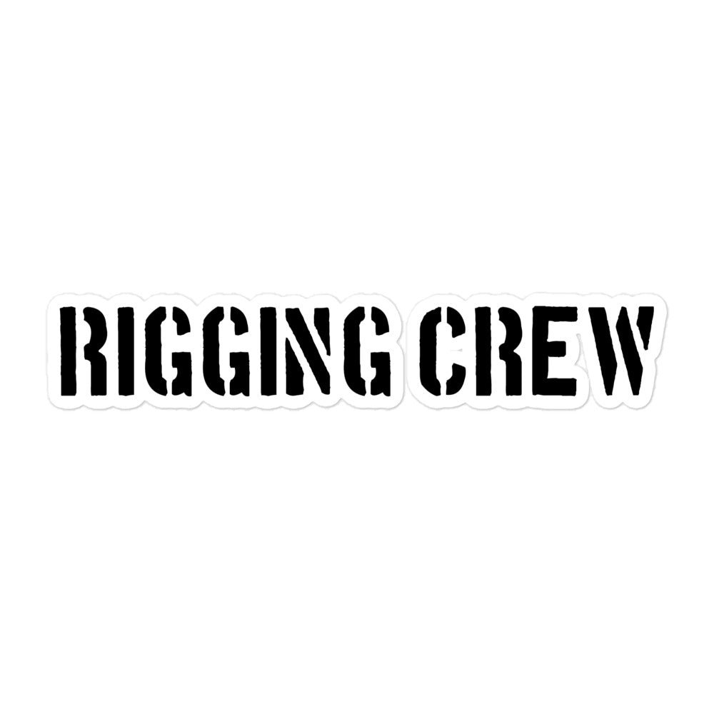 Rigging Crew Stickers