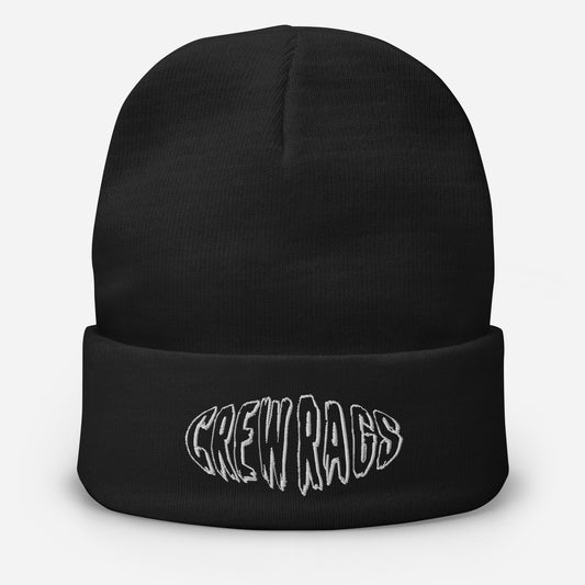 Crew Rags Oval Embroidered Beanie