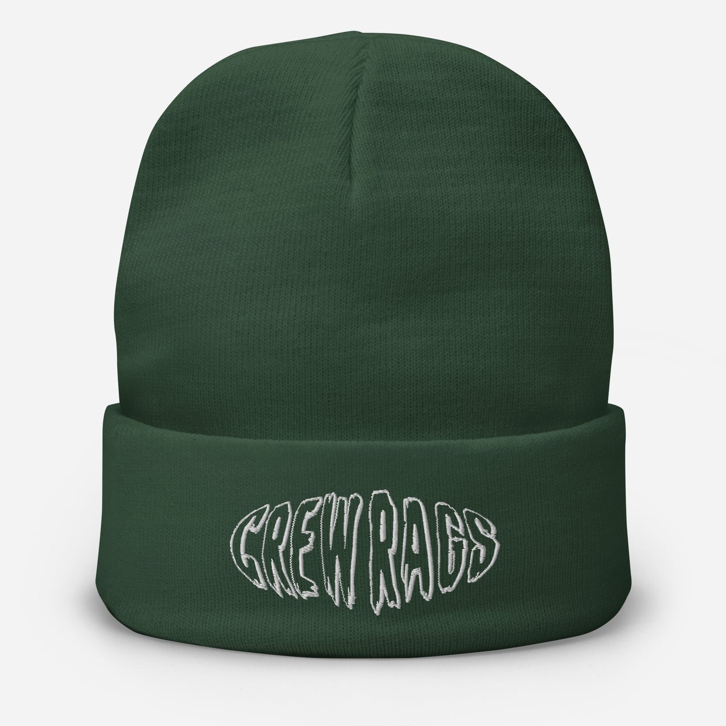 Crew Rags Oval Embroidered Beanie