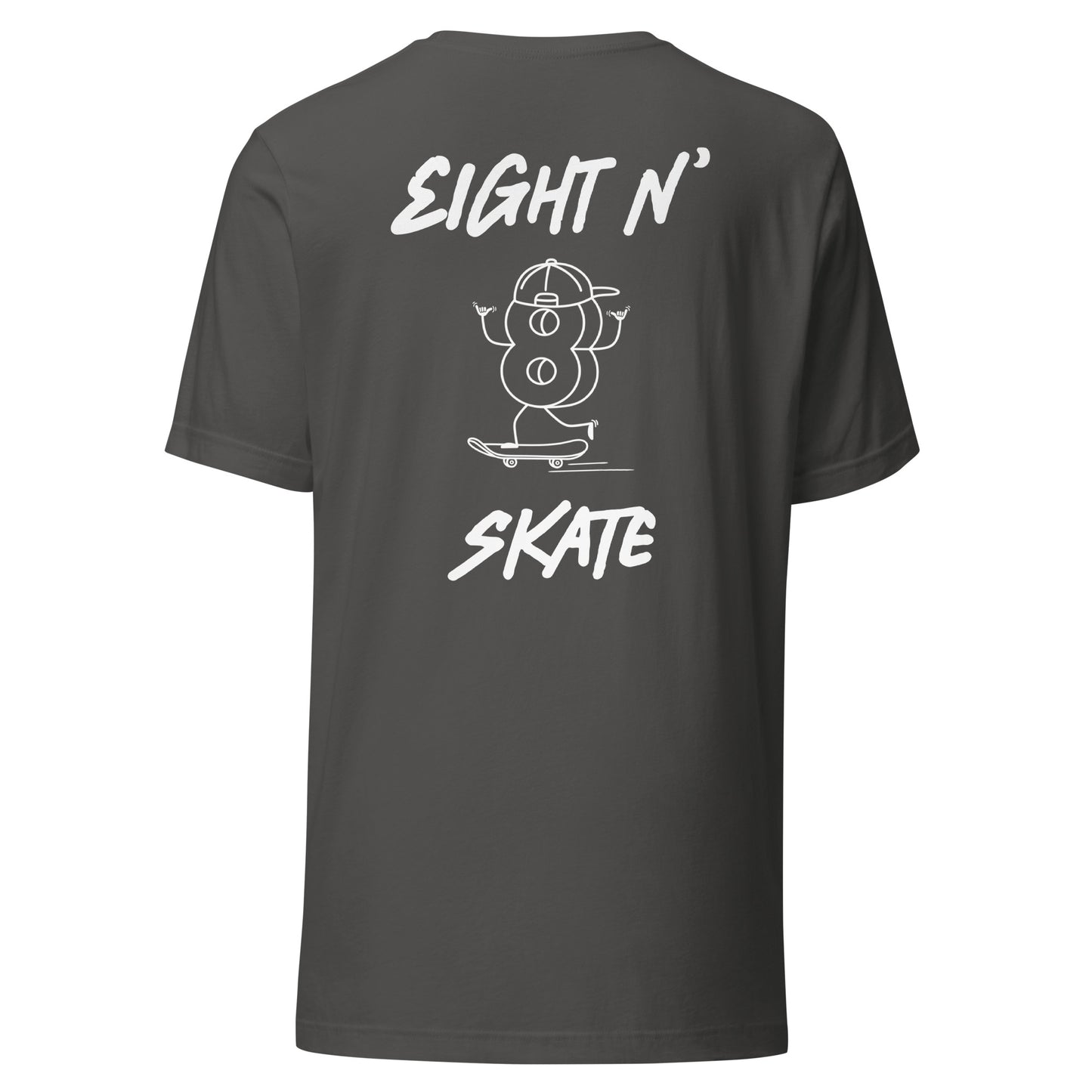 Eight N' Skate 2 Sided T-Shirt