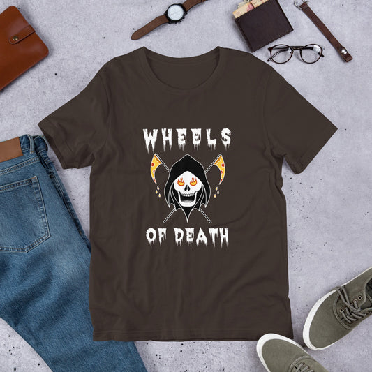 Wheels of Death Film Crew Skeleton T-Shirt