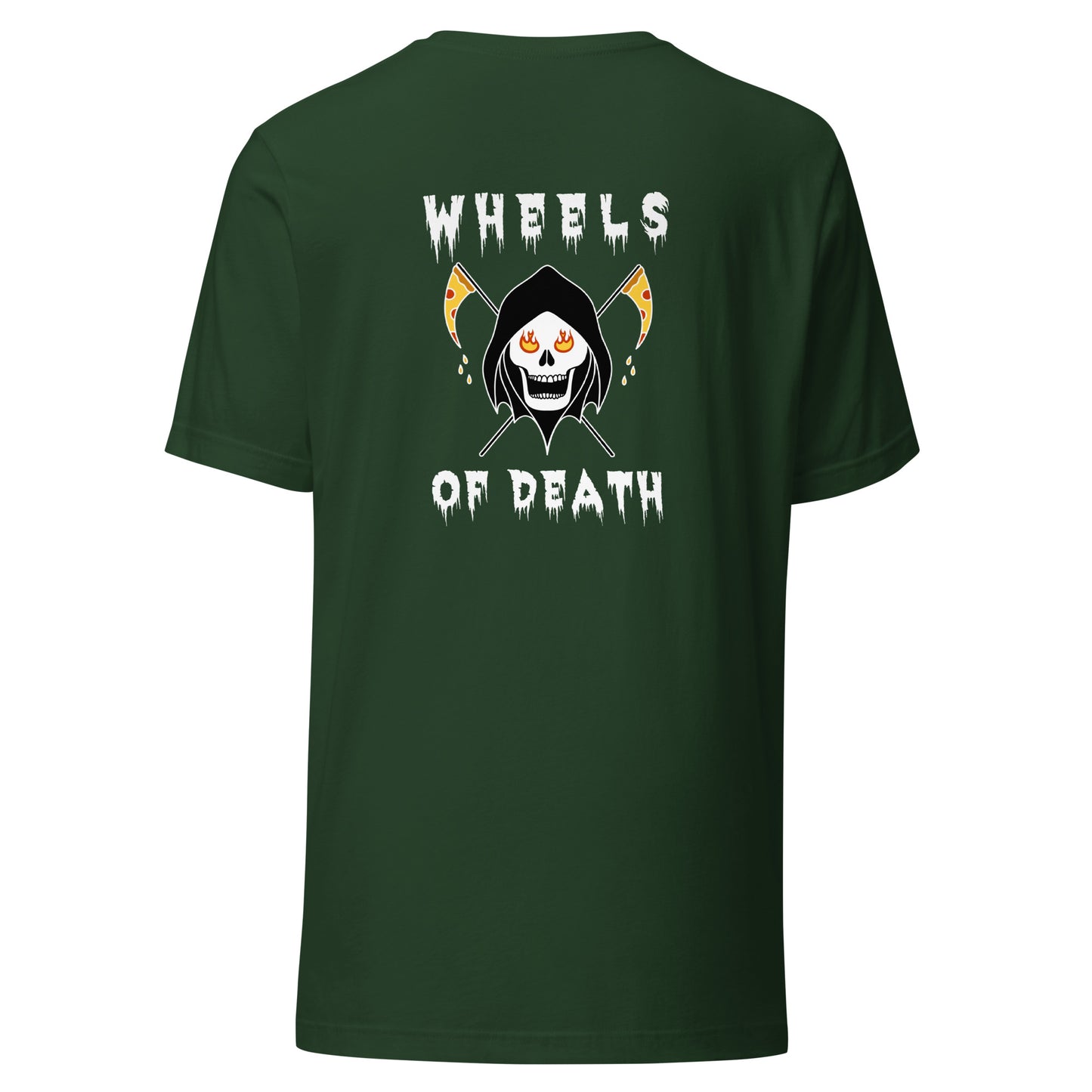 Wheels of Death 2 Sided T-Shirt